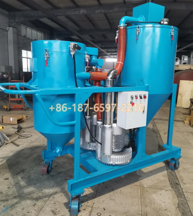Vacuum Steel Grit Suction Machine Recycle Steel Shot Sand Grit Abrasive From Floor