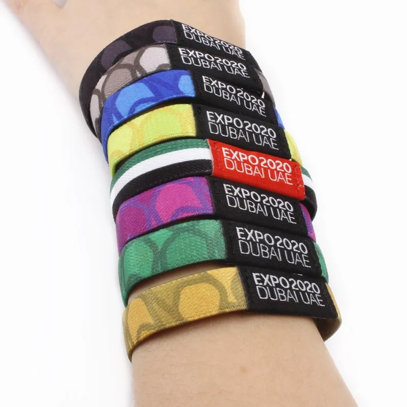 2023 Cheap Custom Wristbands Bracelets Sublimation Polyester Festival