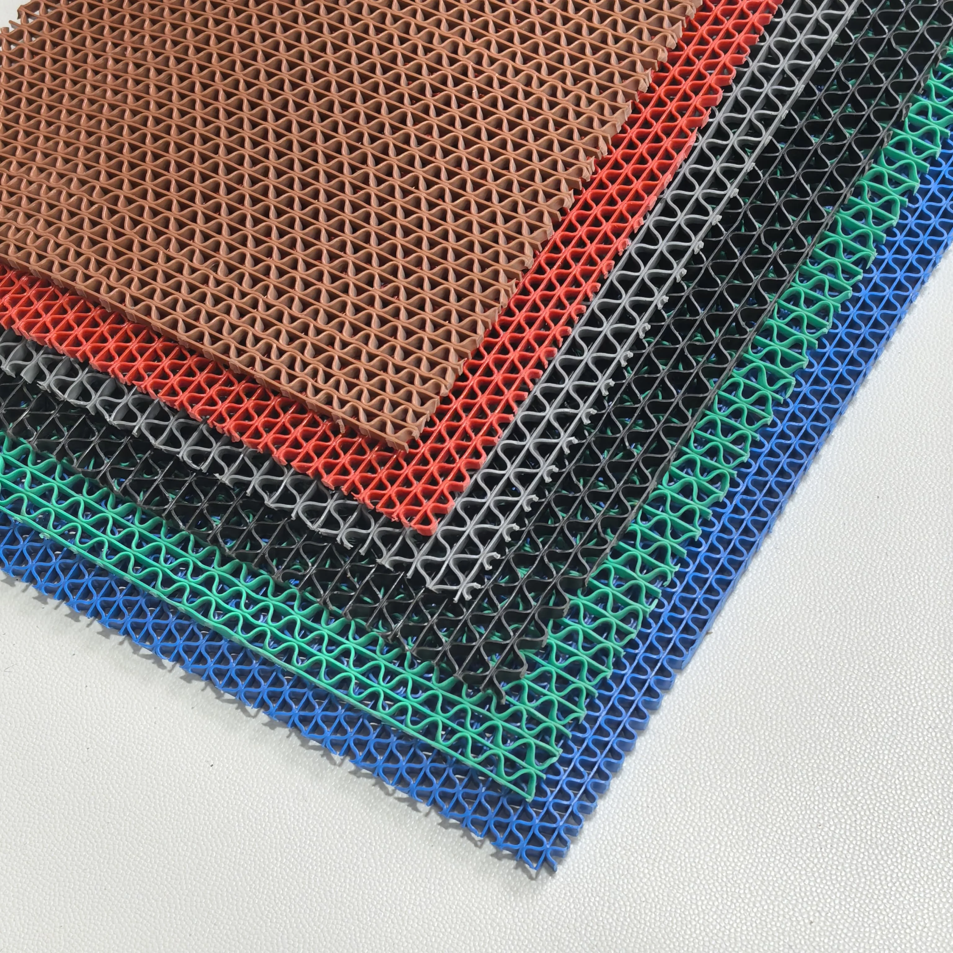 Multiuse 8mm S Pattern Anti slip Plastic Vinyl Flooring for Hotel Elevator Entrance