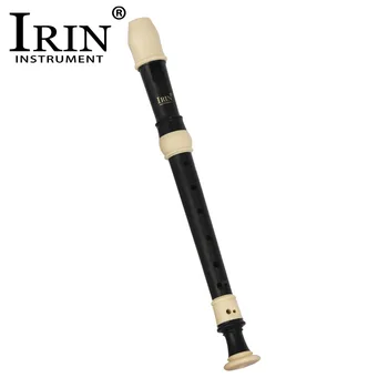 Wholesale of IRIN British ABS Baroque High pitched B Key Eight Hole Vertical Flute with Three Colors Available Resin Instruments
