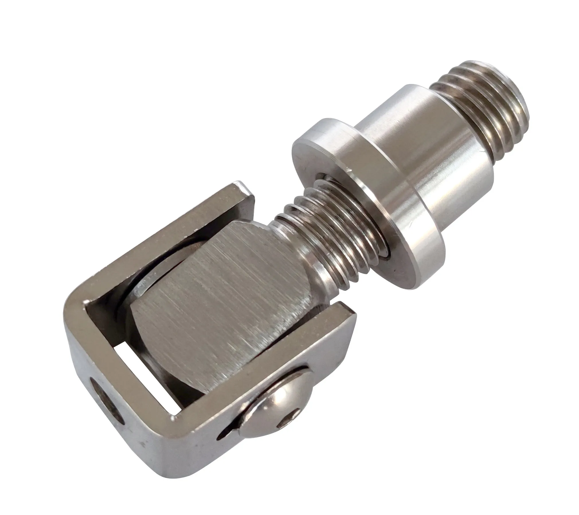 Quality Life Spring Loaded Gate Hinge Sliver Steel Adjustable Gate