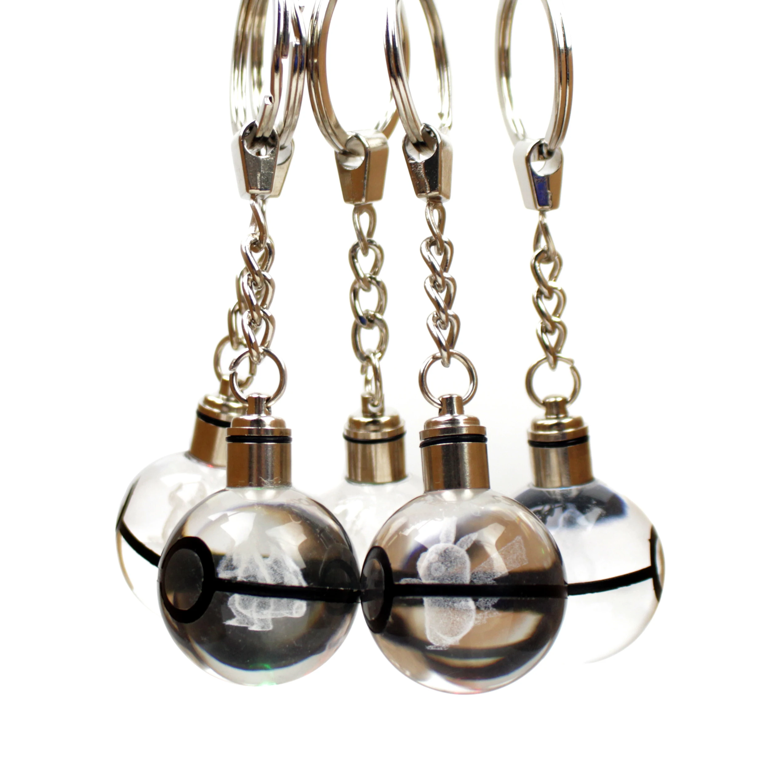 Pokemon Go Plus 3D Crystal Ball Keychain - Promotional Gift