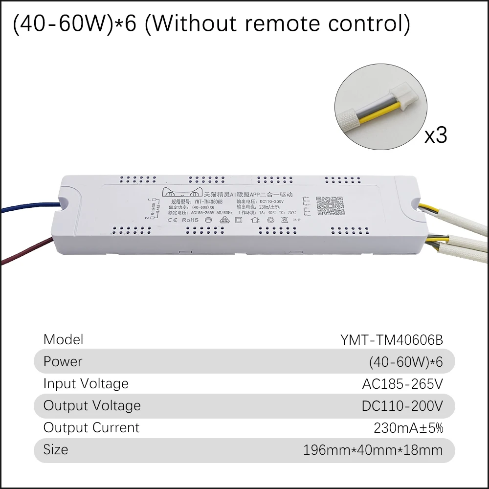 Ac220v Lamp Smart Pro App 230ma Constant Current Power Supply 185-265v ...