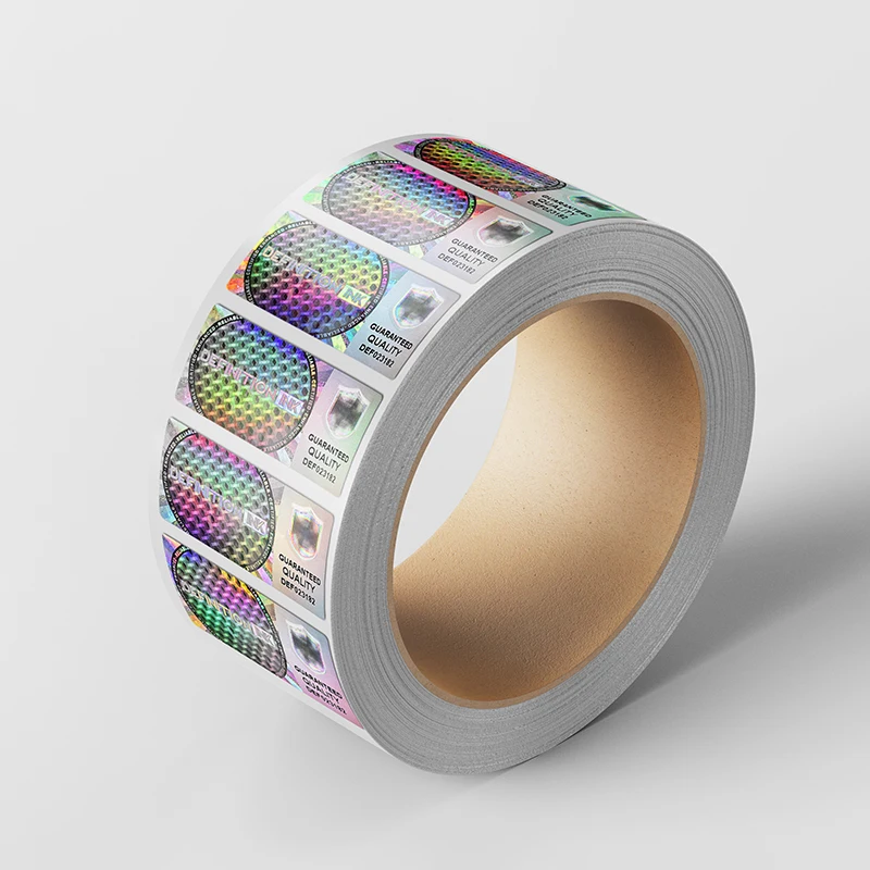 Custom UV INK Optical Clear Lamination Variable Holo Stickers 3D Hologram Inkjet Printable Holographic Sticker Roll