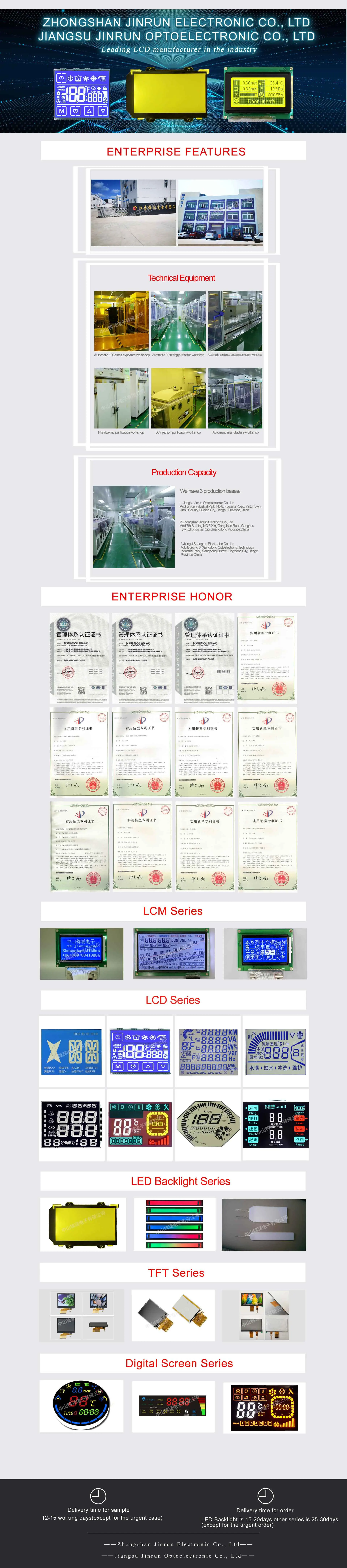 OEM 128x64 Customized Graphic LCD Display Module ROHS Industrial Mono Display Positive Negative Backlight 128x64 Graphic LCD