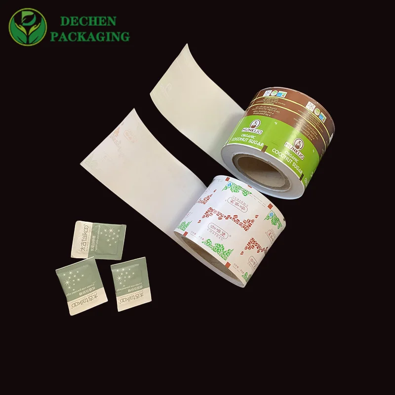 Sugar Package Pe Coated Board Thickness 80gsm Roll Paper Plain White For Widely Use Custom Rolling Papers