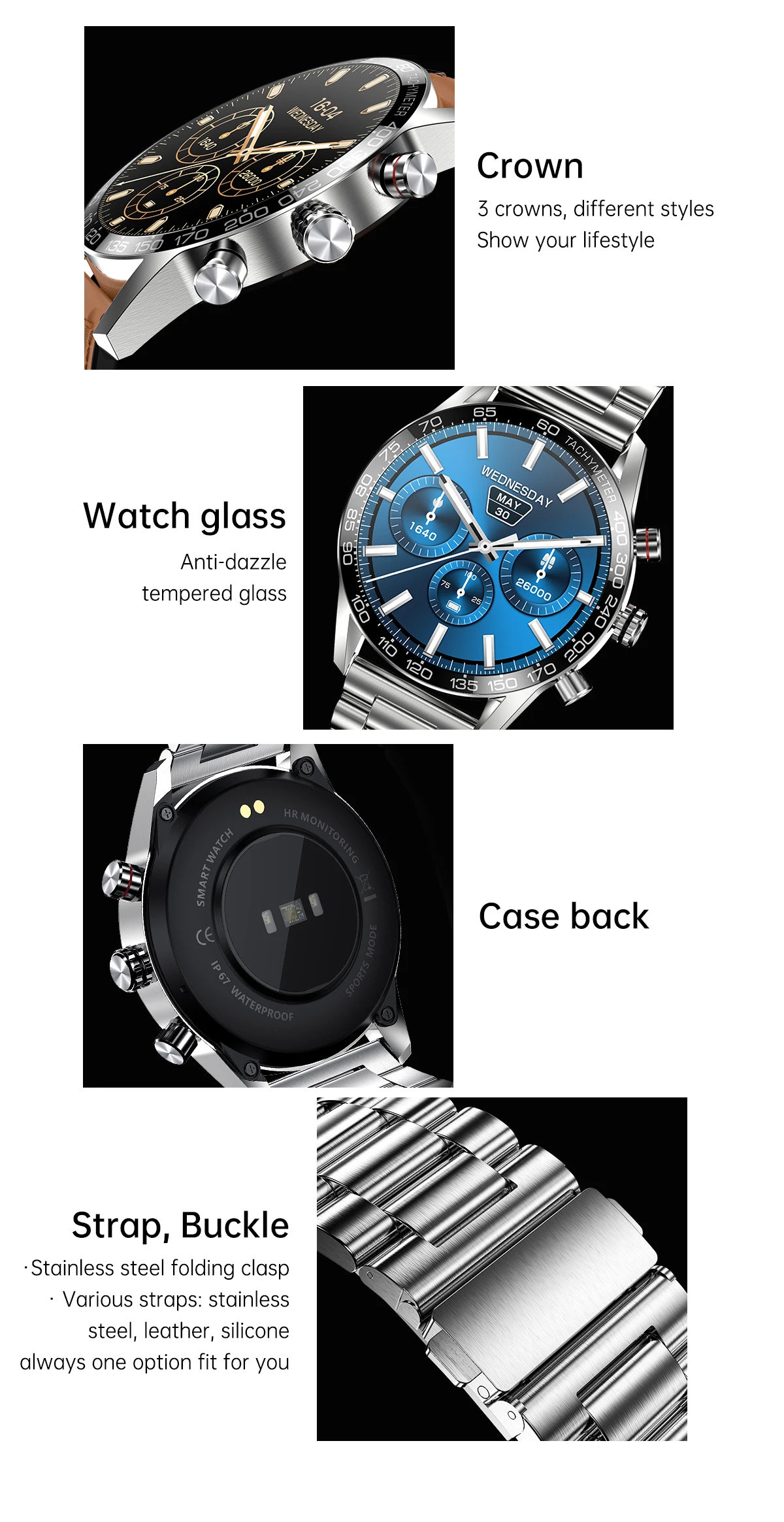 High Quality Innofovo Chronography Watches Luxury Automatic Mechanical ...