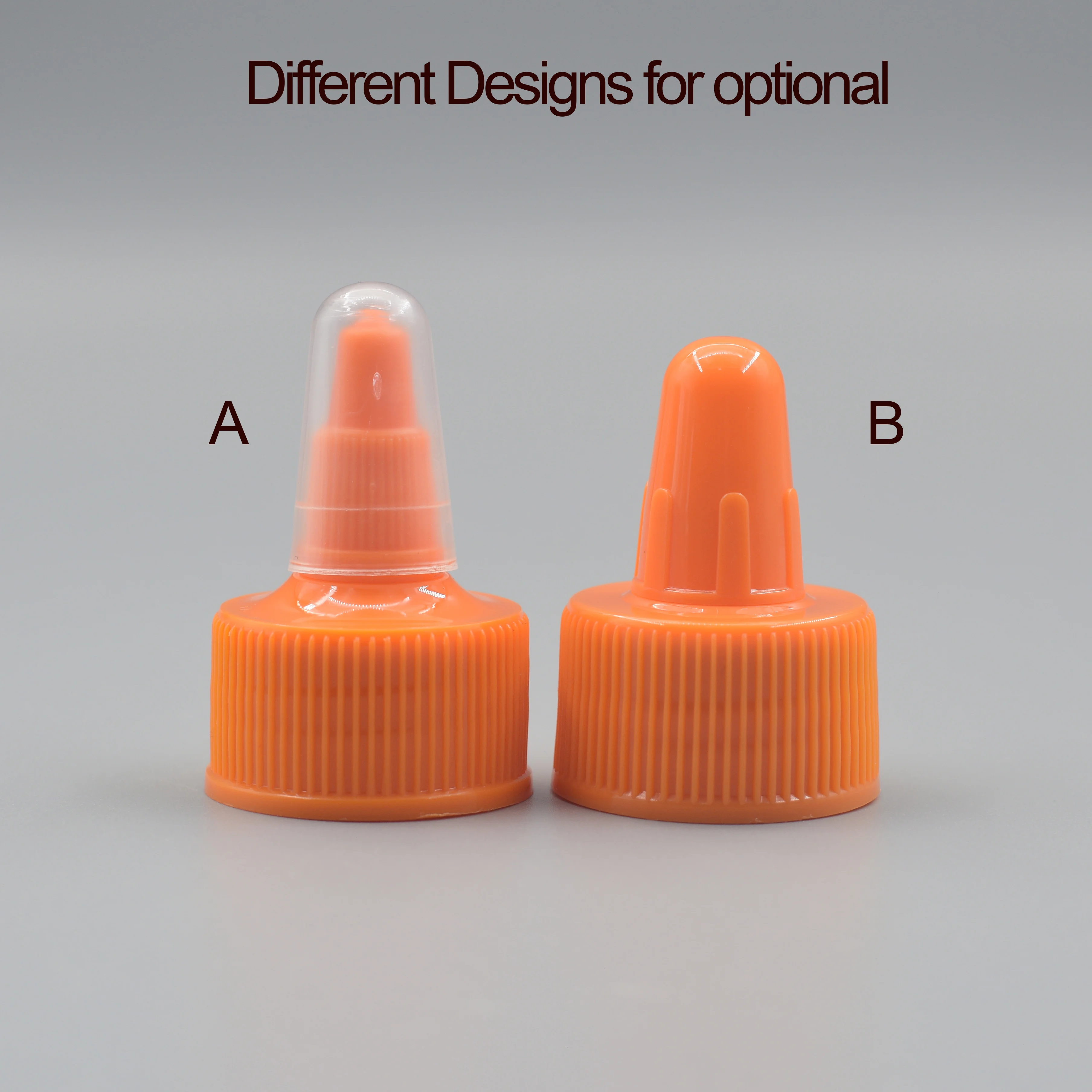 28mm Plastic Dropper Cap with Cover 28/410 Tomato Sauce Squeezing Cap Ketchup Bottle Cap Glue Spout Bottle Lid
