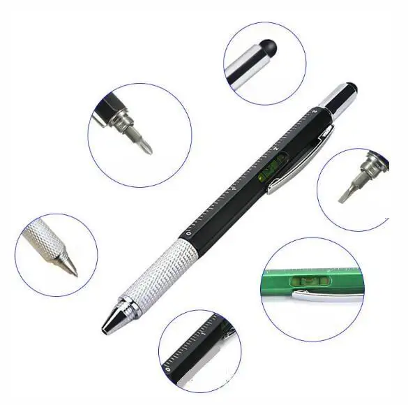 Details about   6 IN 1 MULTI-FUNCTIONAL STYLUS PEN 50% OFF 