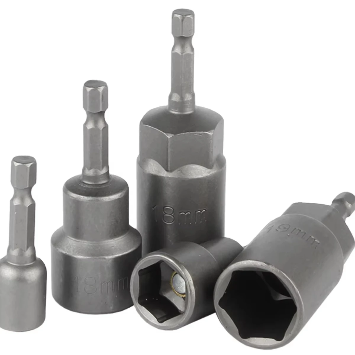 Strong Magnetic Electric Wrench Socket Hexagon Lengthened Wind Screwdriver Hand Drill Magnetic Screwdriver Screwdriver Head