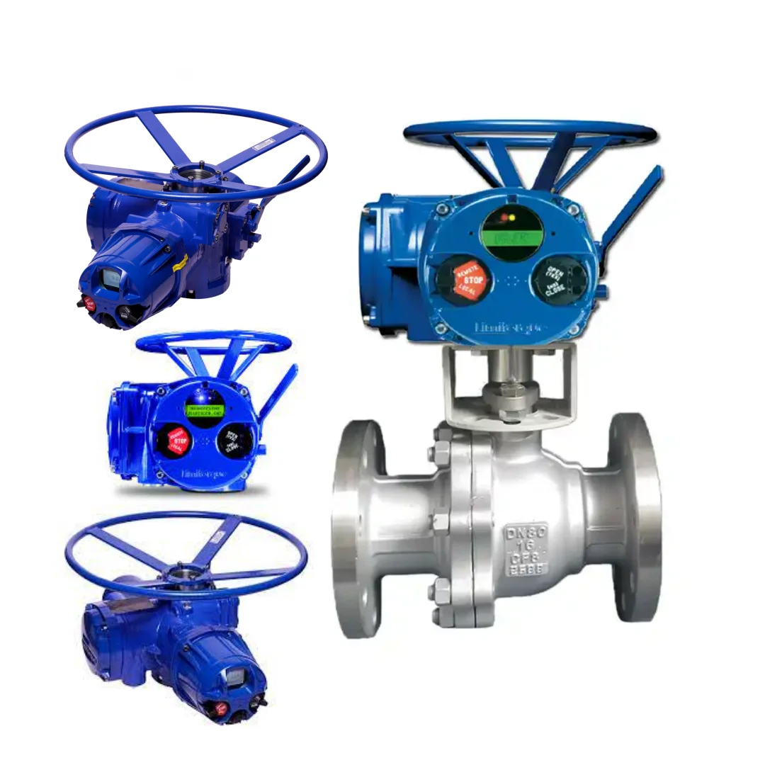 Chinese Electric Control Valves Stock Supplier With Limitorque MX-100 MX-85 MX-QX Multi-turn  Electric Valve Actuator