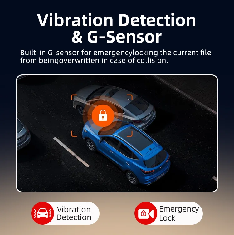 Dual Lens Vehicle Blackbox Dvr User Manual 2.89 Inches IPS LCD 2 Channel 2160P+1080P Black Box F1.8 with WIFI App for Agent details