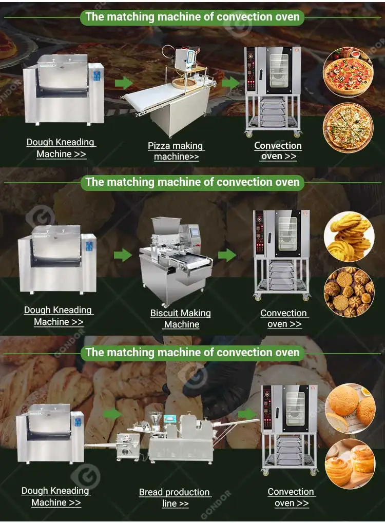 Commercial Convection Water Clean Bread Cheapest Pastry Oven Modular with Digital Contrils for Pastry Price