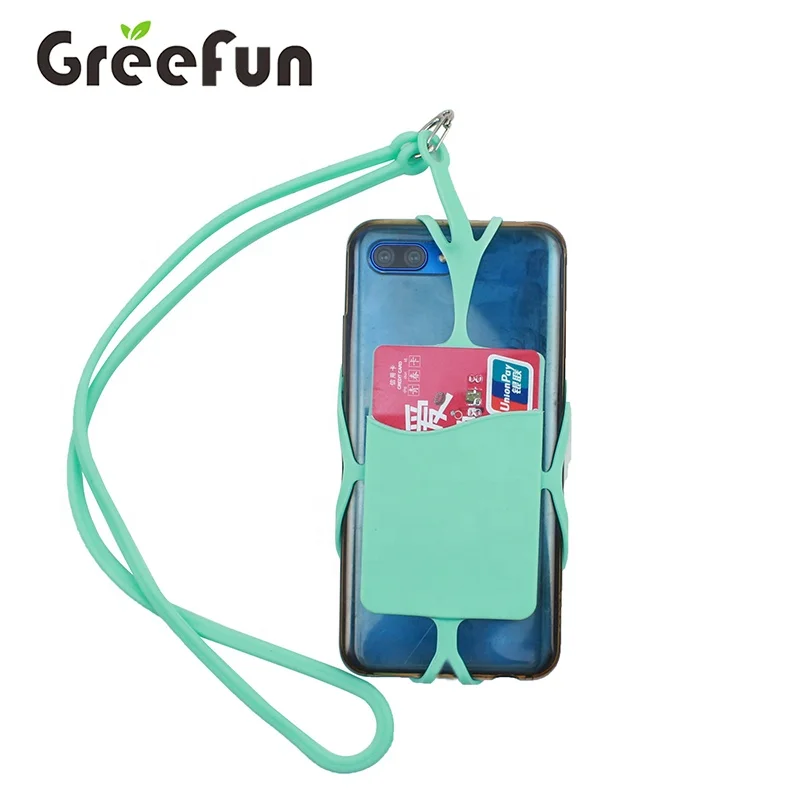 Universal Silicone Cell Phone Lanyard Holder Case Cover Phone Neck Strap