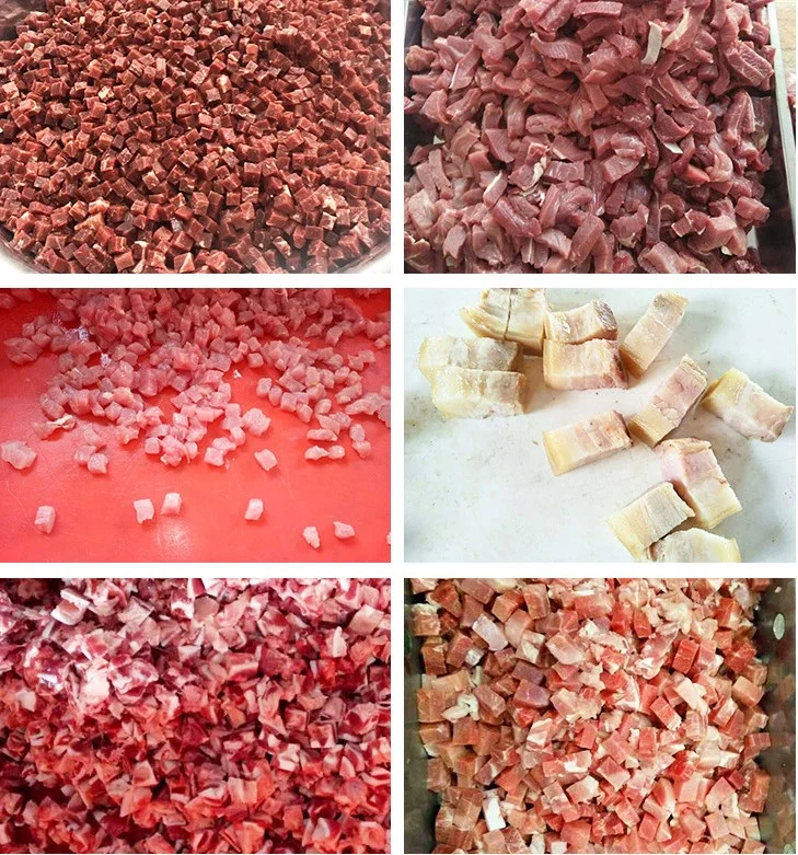Chicken Beef Pork Cube Cutter for Commercial Frozen Meat Dice Cutting Meat Dicer Machine Frozen Meat Dice Machine