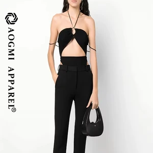 Couture Fashion Women Strapless Lace Casual 100% Cotton Textured One-Piece Swimsuit No Back