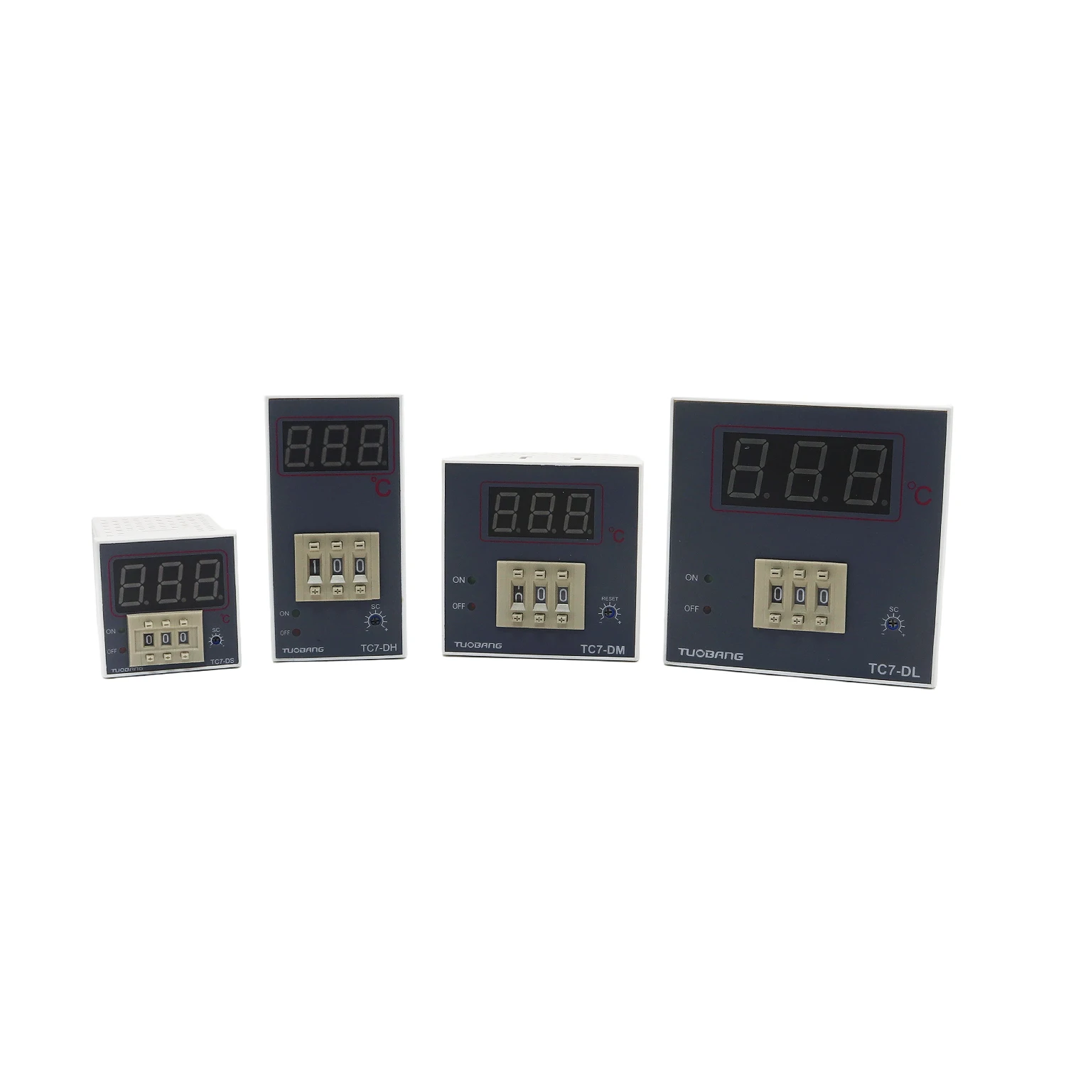 TUOBANG OEM/ODM Digital Temperature Controller TC7-D S/M/H/L Dial Code Adjustment Industrial Thermostat for Oven