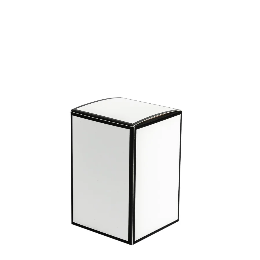 Luxury Custom Matte Black Luxury Candle Jar With Lid Empty Glass Vessel