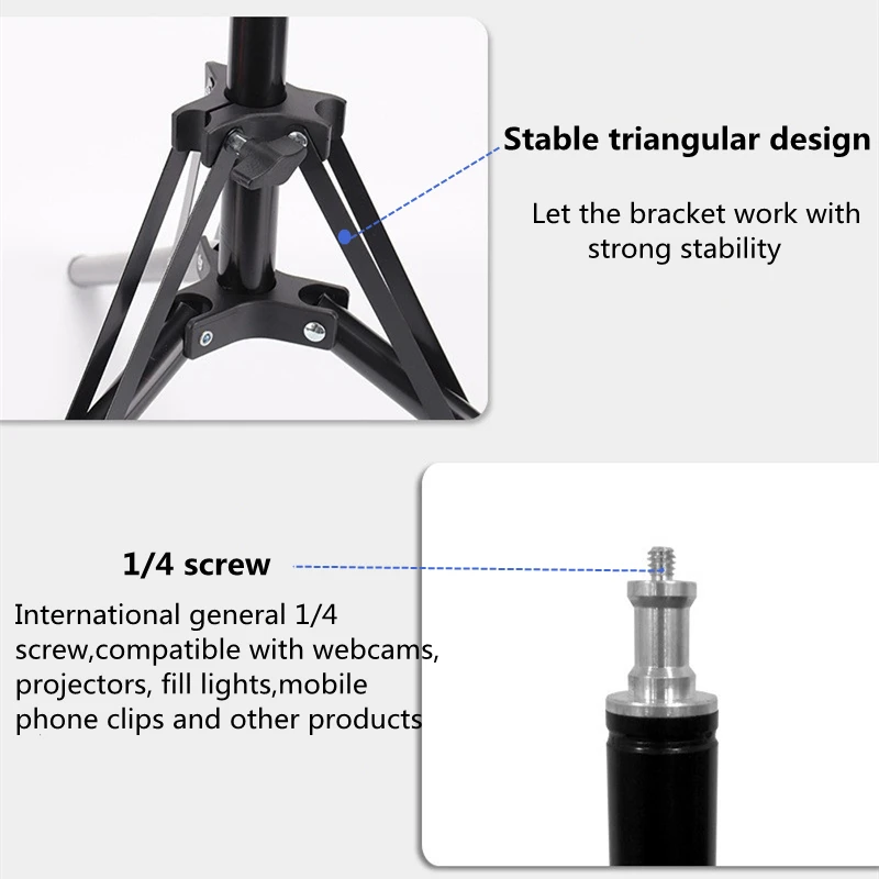 2m Live Video Camera Multifunction Tripod Stand With Phone Holder
