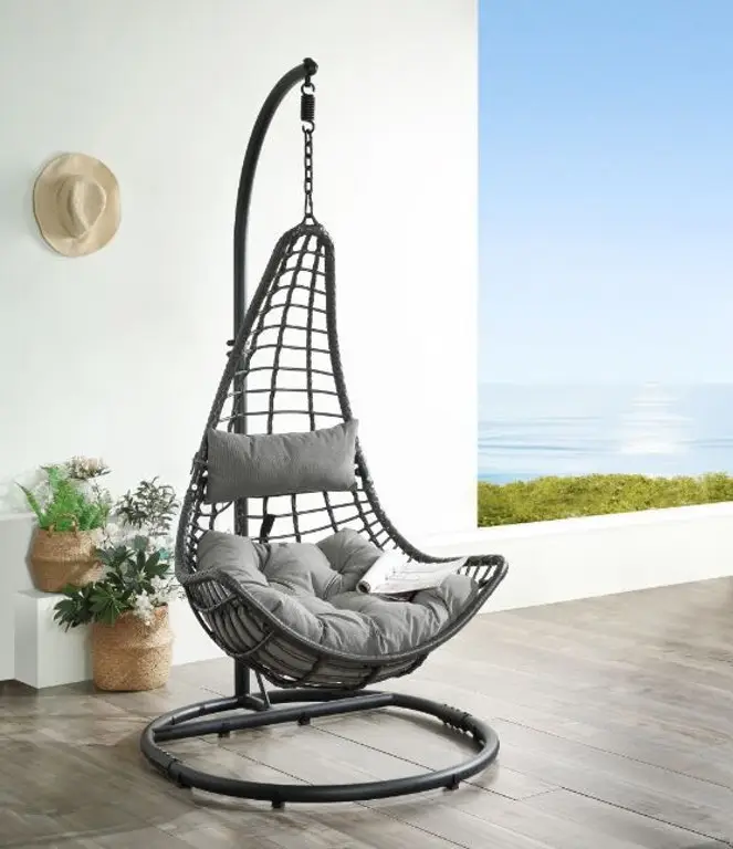 Cheap Round Balcony Garden Swing Chair Outdoor Furniture Patio Swings Hanging Rattan Egg Chair