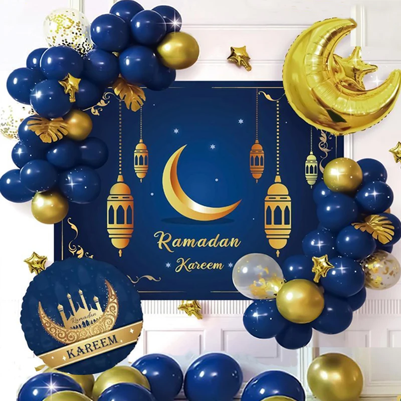 Islamic Hanging Wall Decor Eid Mubarak Black Decorations With Ramadan