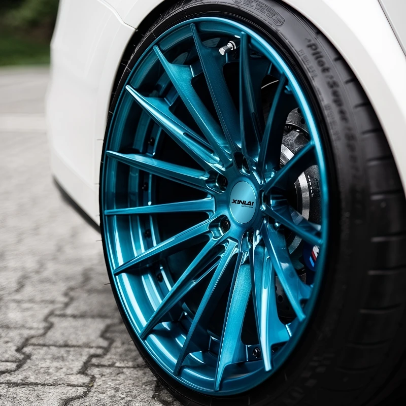 XINLAI 2-Piece Custom Forged Jdm Car Wheels 5x12 5x120 5x114.3 Wheels 18 19 20 21 22 23 Inch Racing Car Alloy Rim - Image 1