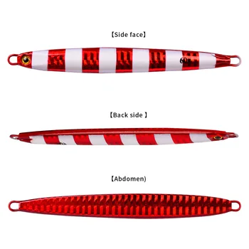 CHEERY 40g Metal Luminous Slow Pitch Fishing Jig Lure Deep Sinking Saltwater Lake Artificial Boat Jigging Lure Hook – Metal Jig – view 3