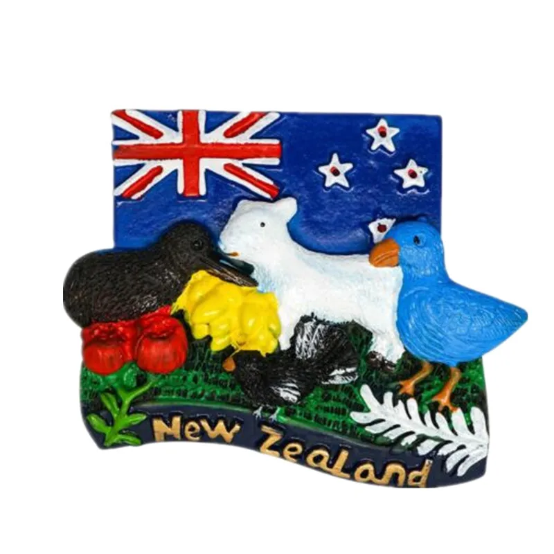 Tourist Souvenirs Resin New Zealand Fridge Magnet - Buy Fridge Magnets ...