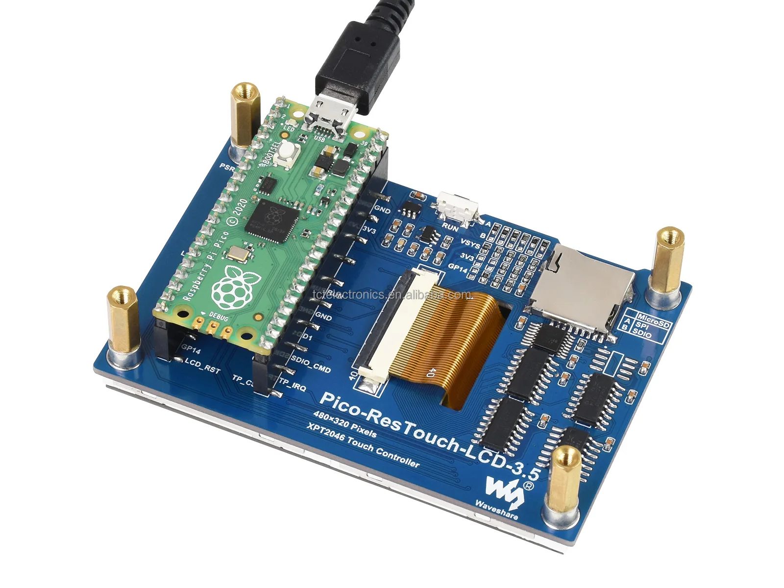 3.5-inch Pico Display - 65K Color LCD Module for Raspberry Pi