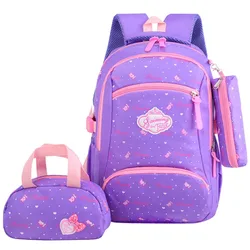 Kids School Bags Set Boys Girls Bookbags with Lunch Bag and Pencil Case Children School Backpacks 3 Sets
