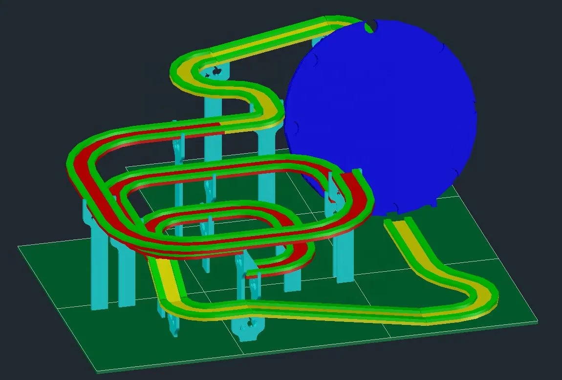 Деревянные американские горки STEM STEAM Science наборы для детей научный набор Stem игрушки Kiwicoo