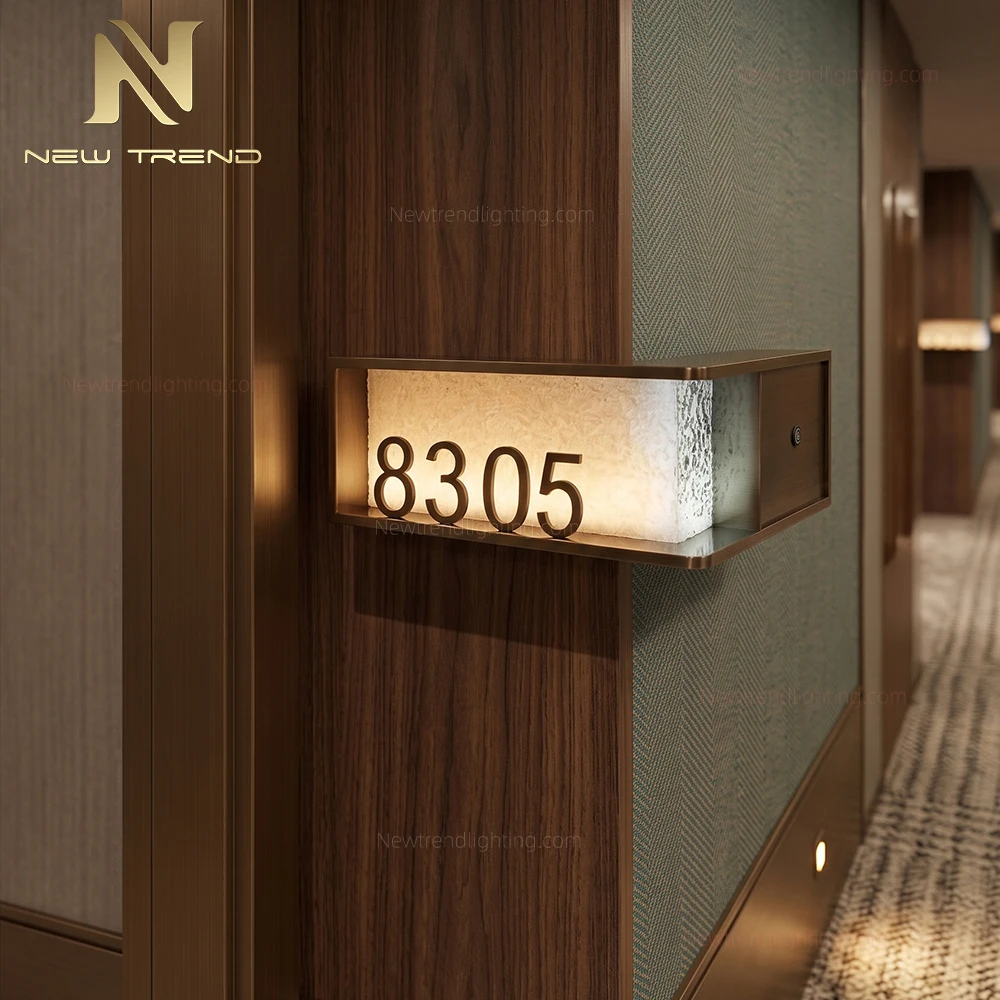 CPL-507 Bespoke LED Wall Sconce – Commercial Accent Lighting for Hotel Corridor & Guest Room Entry