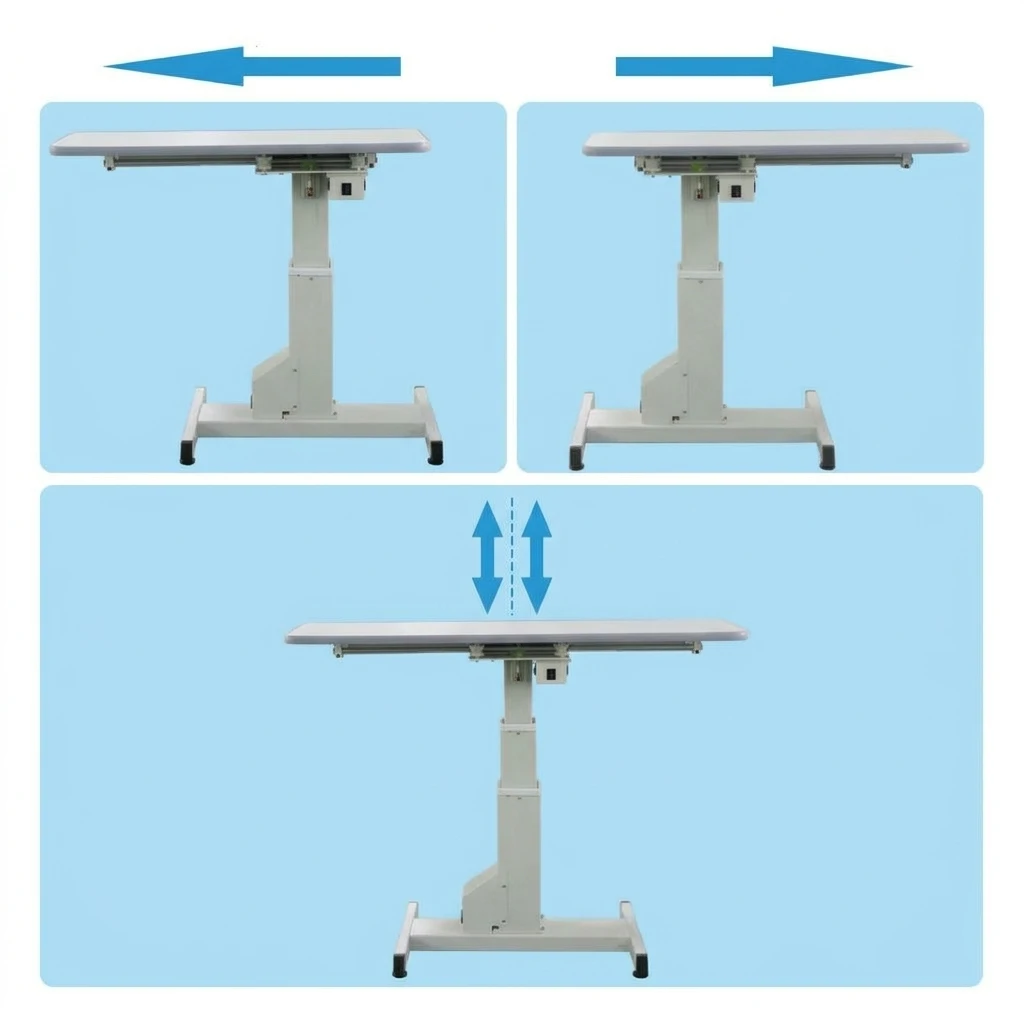 C-160A Electric Optometry Lift, Measuring 1010x440mm, Can Slide Left and Right Setting 2 Devices
