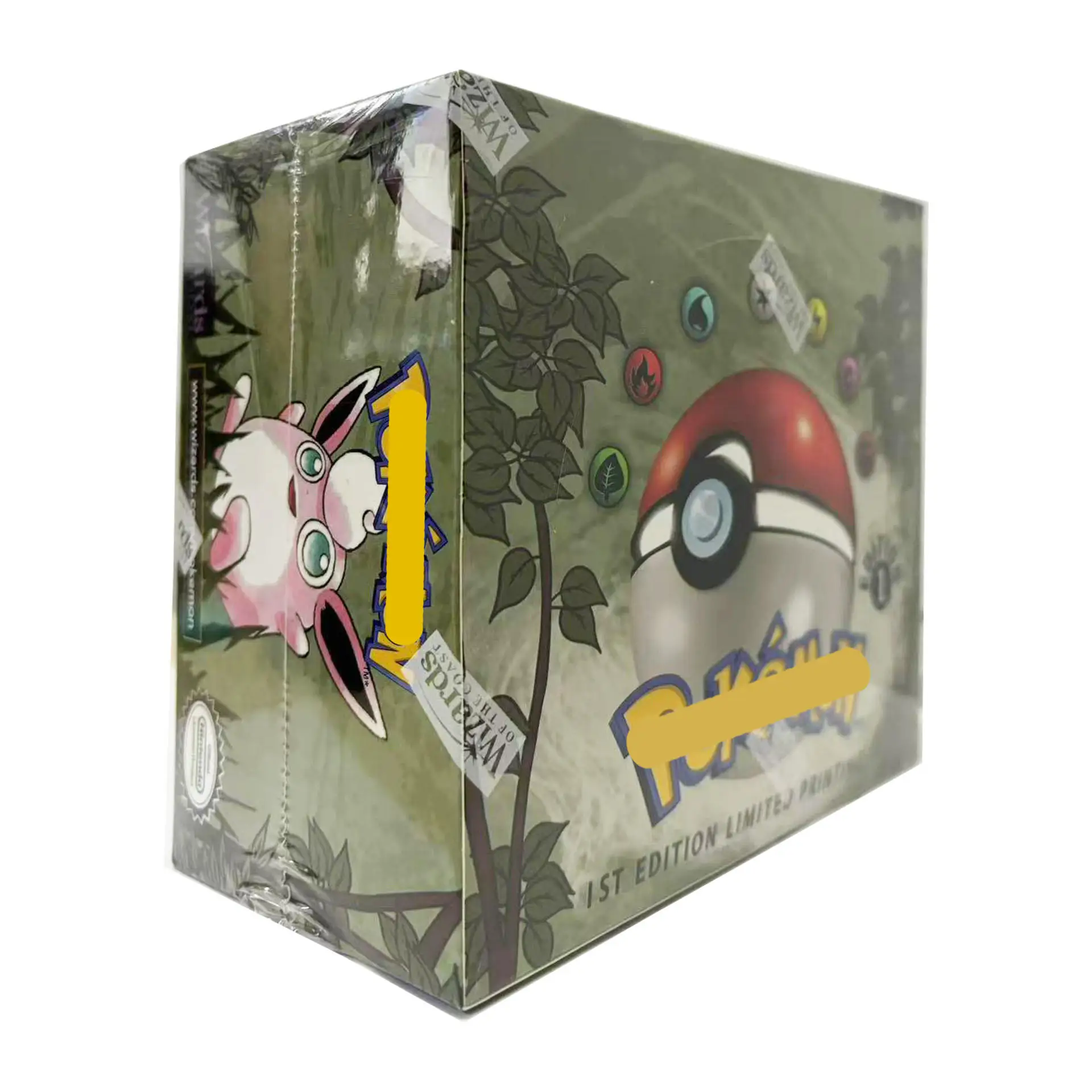 back of pokemon card Pokmon Card GRADED Box!