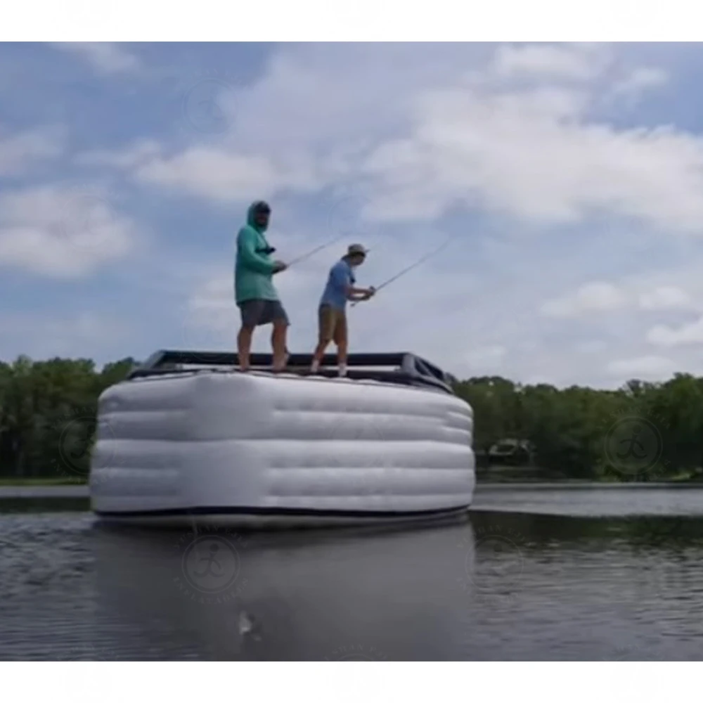 Inflatable Watercraft - Floating Platform for Fishing