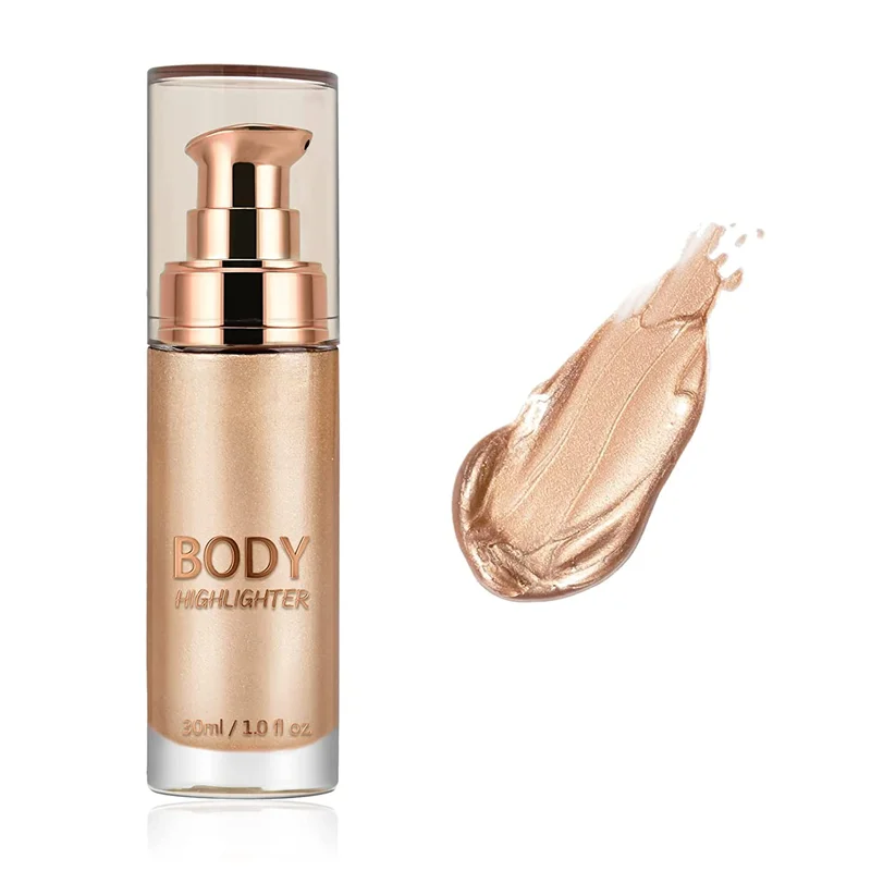 Собственная торговая марка мерцающий Сияющий порошок для тела увлажняющее легкое мерцающее