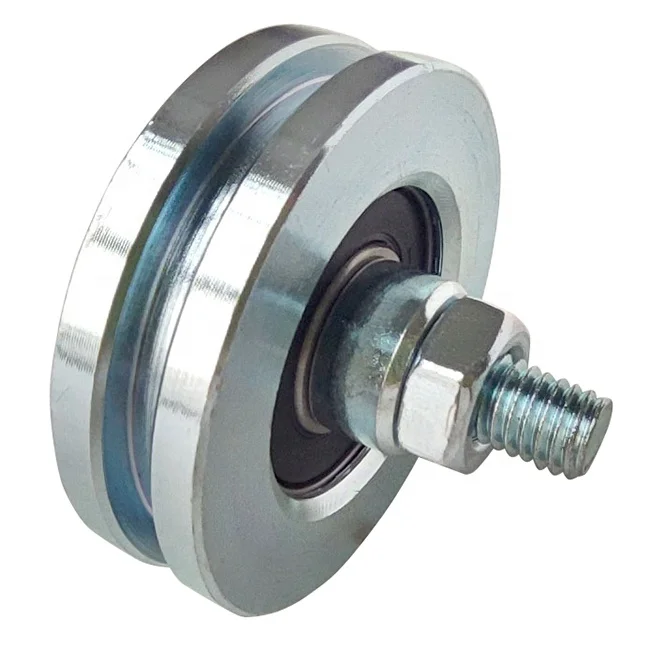 360 Degree Rotating Sliding Gate Wheel Hanging Rollers Hanger Roller Pulley Hanging Rail Sliding Door Sliding Gate Pulley