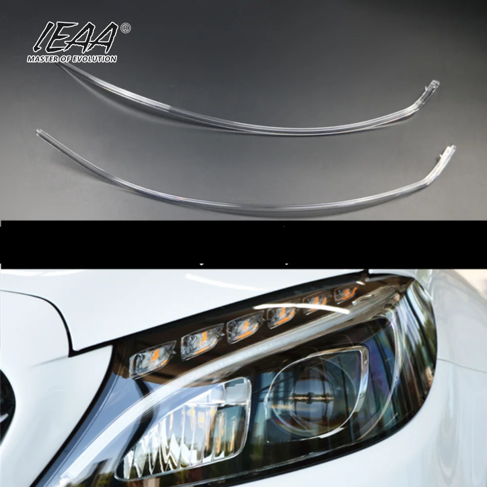 Geschikt voor Mercedes Benz C-Klasse W205 2015-2018 Auto-koplamp DRL-lichtgeleidingsbalk Koplamp-lichtgeleidingsstrook aan voorzijde
