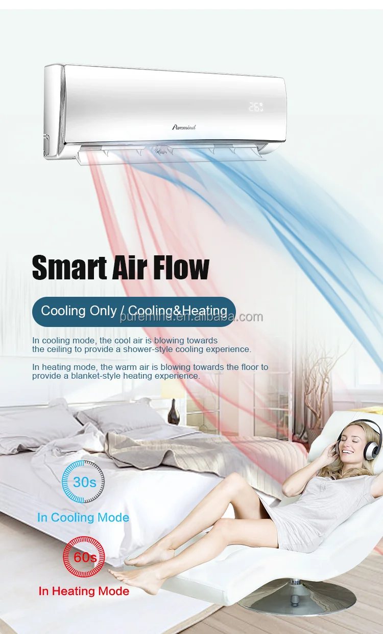 Puremind R410a Inverter Cooling Only Residential Type Air Conditioner