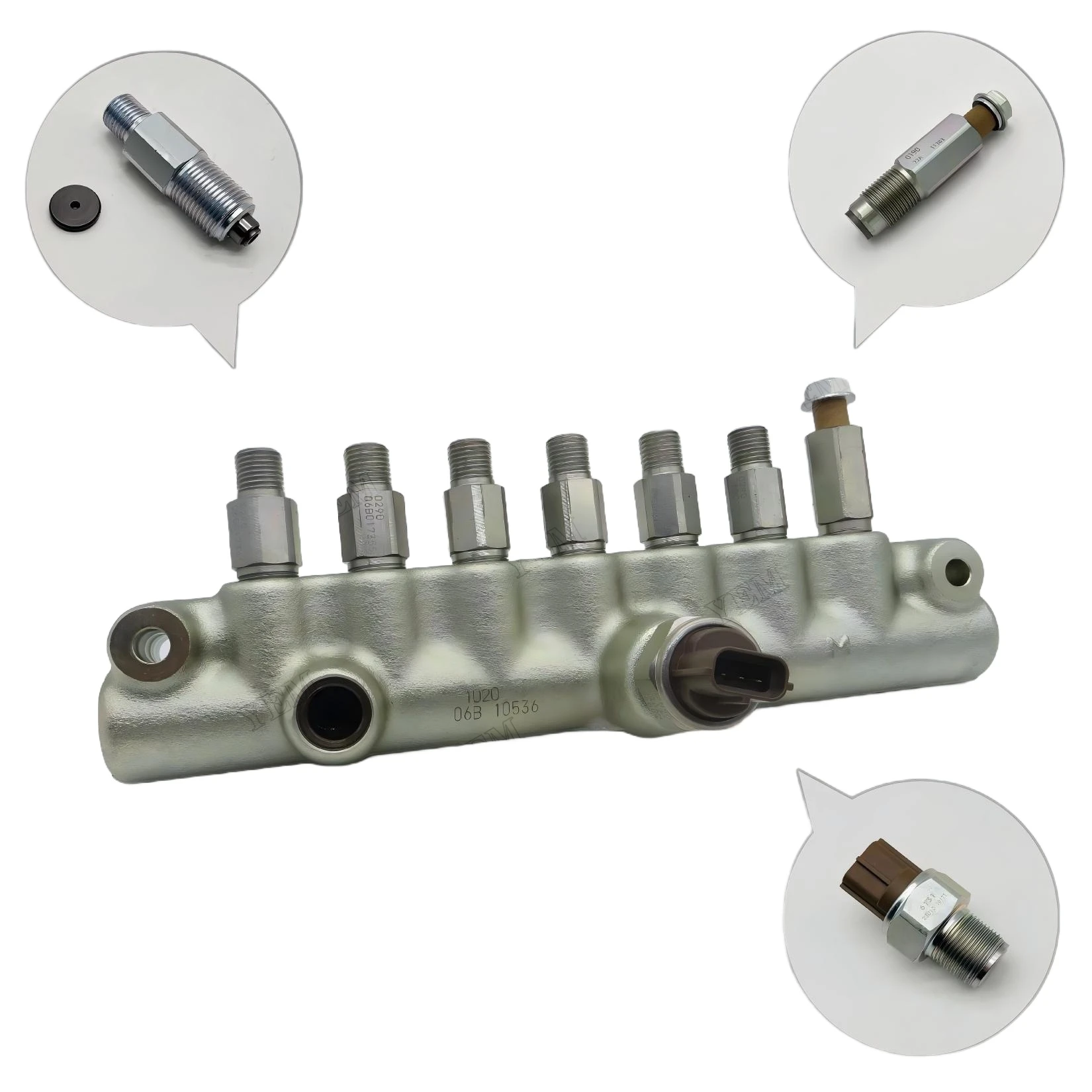 For Hino J08E Common Rail Pipe 095440-0832 095440-1020 23810-E0020 Aftermarket Engine Spare Parts