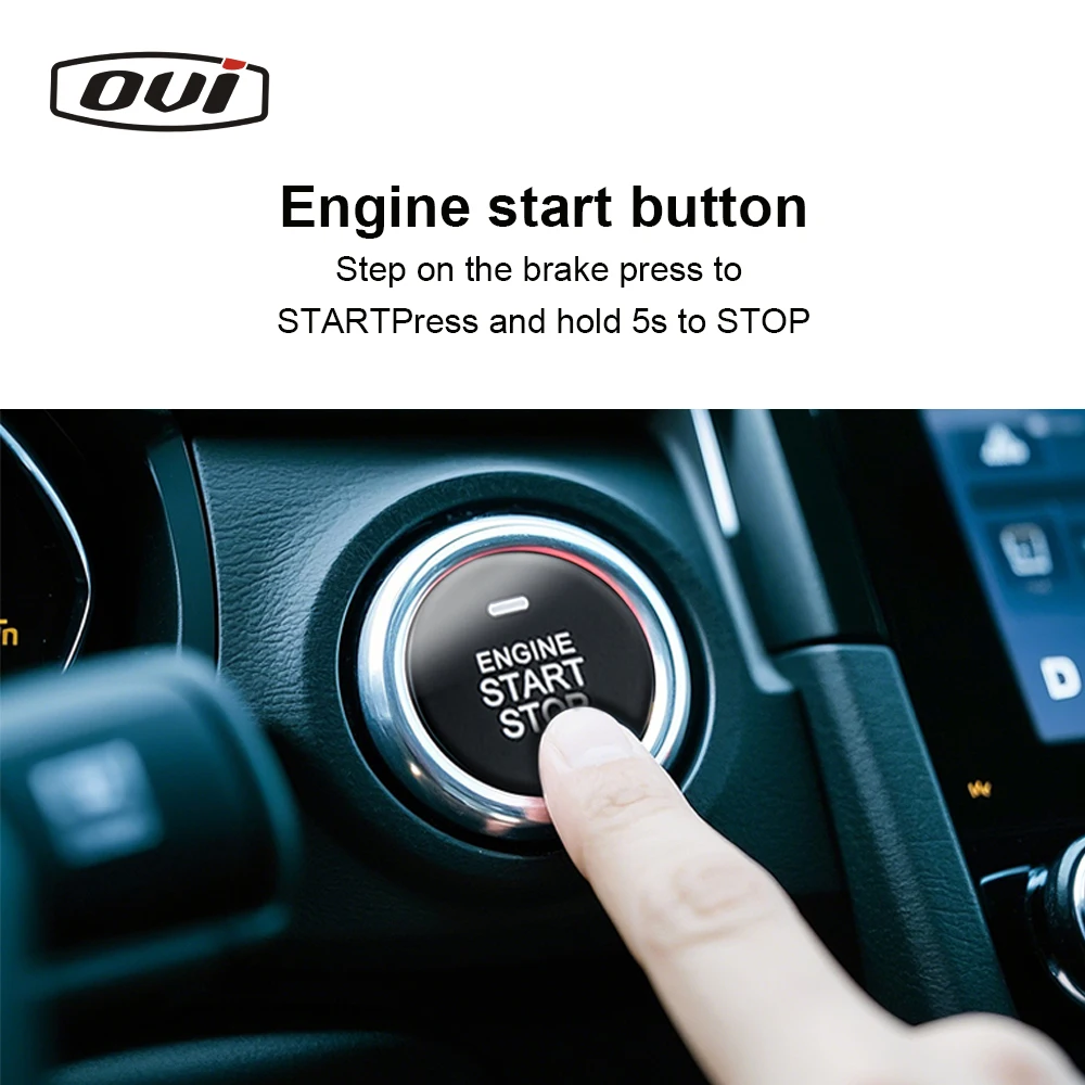 Central Locking Keyless Remote Start With Engine Push Button Start OBD for Toyota Prado