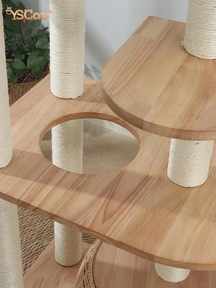 Latest Design Multilevel Cat Tree Condo Furniture With Scratching