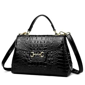 2026 New Fashion crocodile Pattern Women's Luxury Bag Top Women's Trendy Shoulder Bag Handbag for Ladies Sac dos