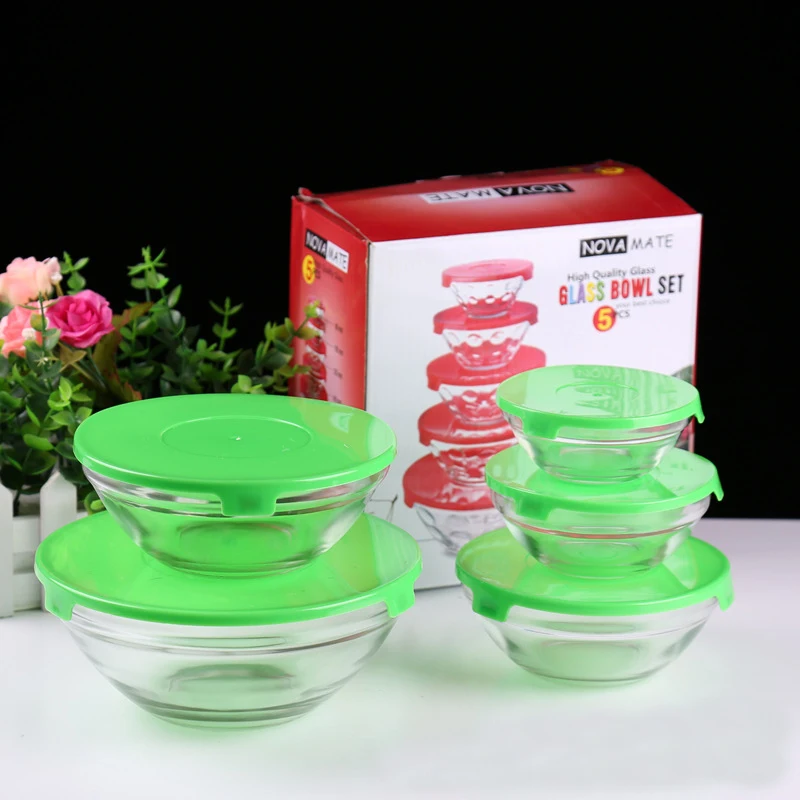 Glass Bowl (Set Of 6 Pieces)2566 at Rs 90/set, Mahemdavad, Mehmedabad