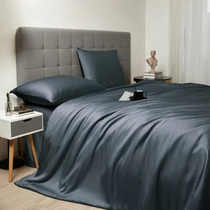 Breathable Soft Premium Woven Modern Bamboo Duvet Cover with Zipper King Size 300tc Thread Count for Home Bedroom Comfort
