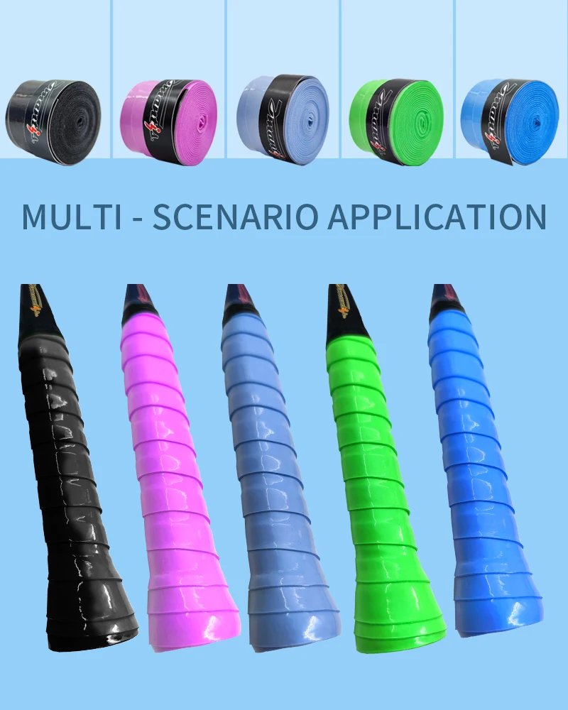 High Quality Thin Type Overgrip Racket Grips Factory Supply for Badminton or Tennis Racket Overgrips manufacture