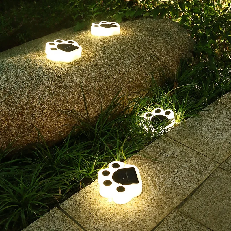 Longstar Best Selling IP65 Solar Powered Bear Paw Buried Light Garden Waterproof Outdoor Lights