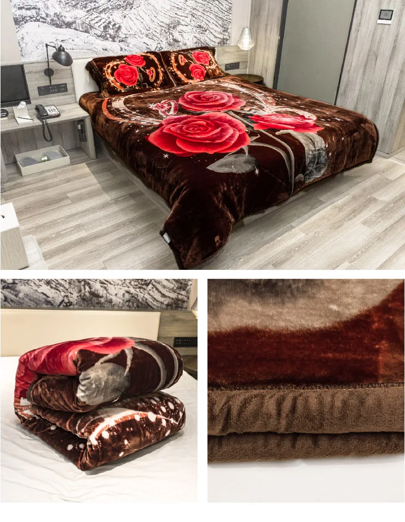 Super Soft Luxury Raschel Blanket Warm Heavy Mink Raschel Blanket Buy