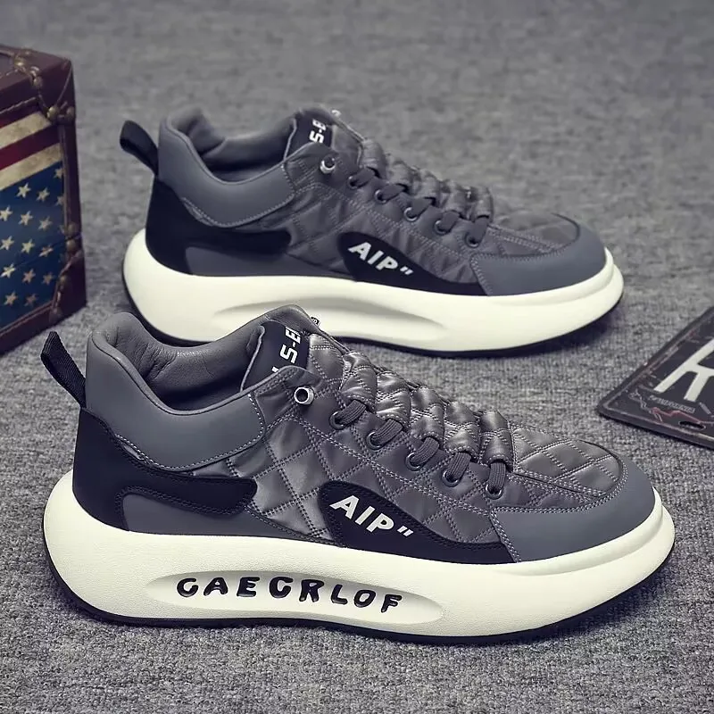 Men's Shoes New Summer Breathable Canvas Shoes For Men Students Of All Matching Small White Shoes Thick Soled