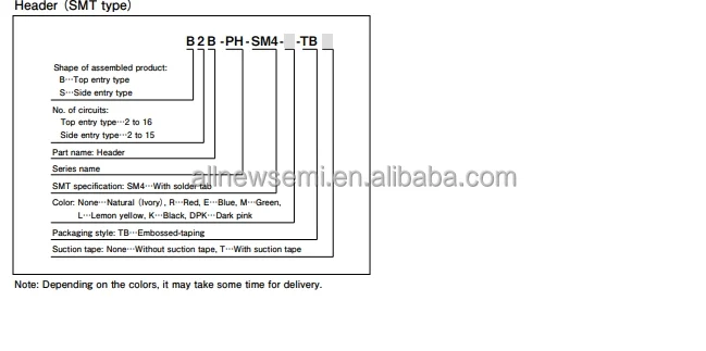 Hot sale Original B6B-PH-SM4-TB CONN HEADER SMD 2MM Connector Header Mount 6 position Rectangular Connectors Headers Male Pins